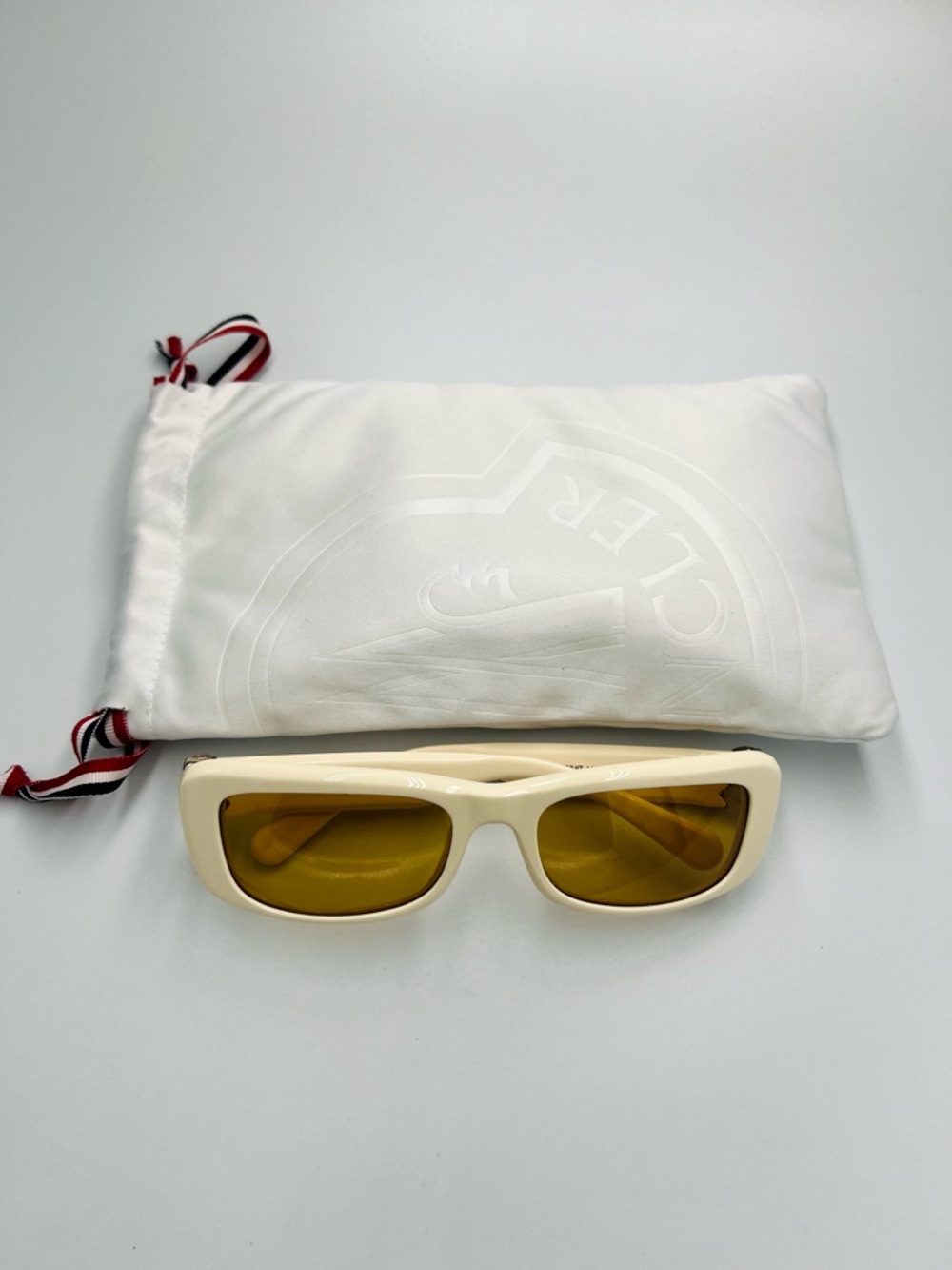 Moncler Minuit Rectangle Frame Sunglasses EUC